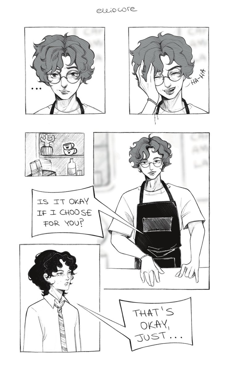 elliocore's tweet photo. #jegulus | coffeeshop!au, p.1 https://t.co/xGTvpV4s1Q