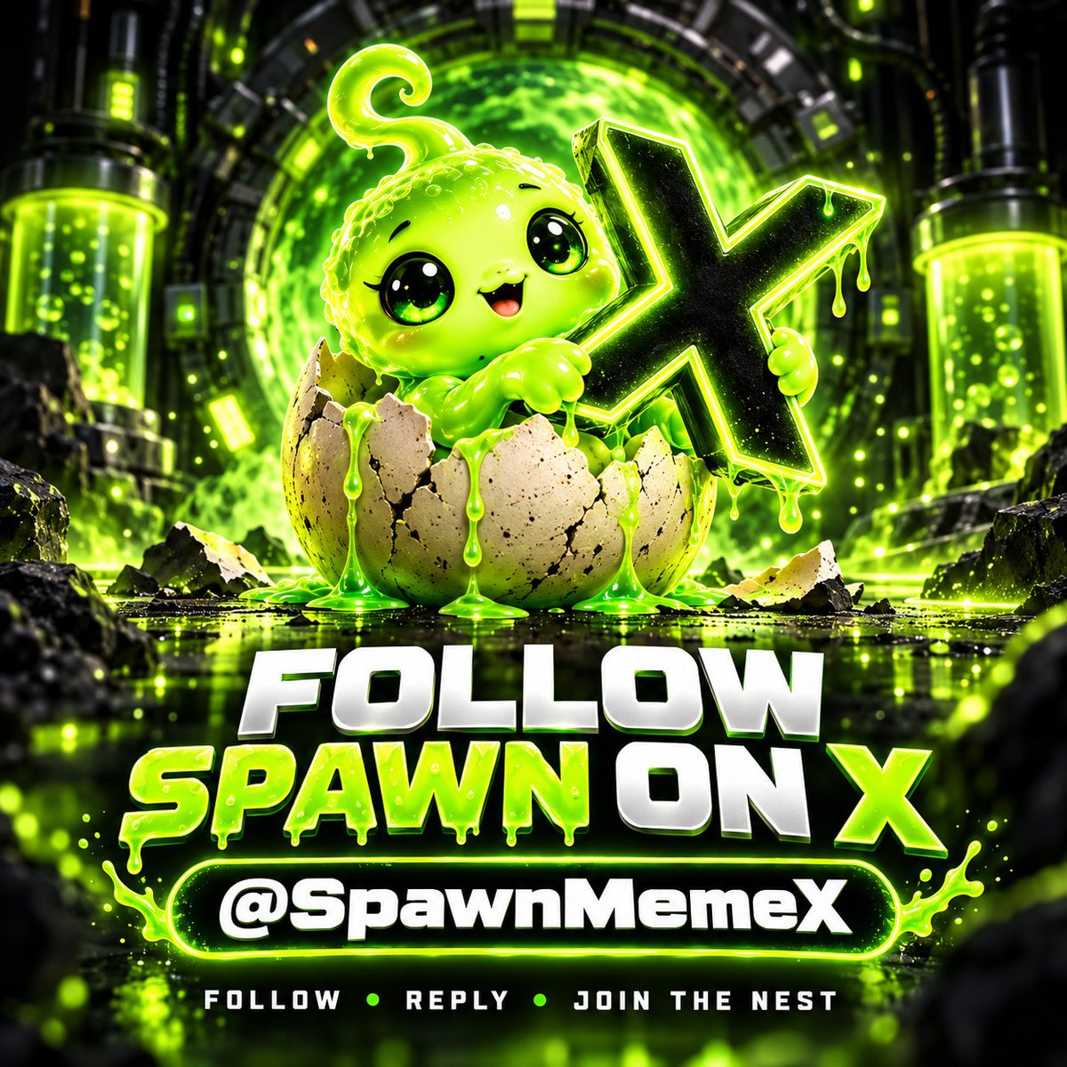 SpawnMemeX's tweet photo. 🟢 Creators and traders on #solana find us on X: @SpawnMemeX. Follow for new Spawns and behind-the-scenes builds, then reply with the memes or projects you want to see next. https://t.co/k2lZJrhT9s