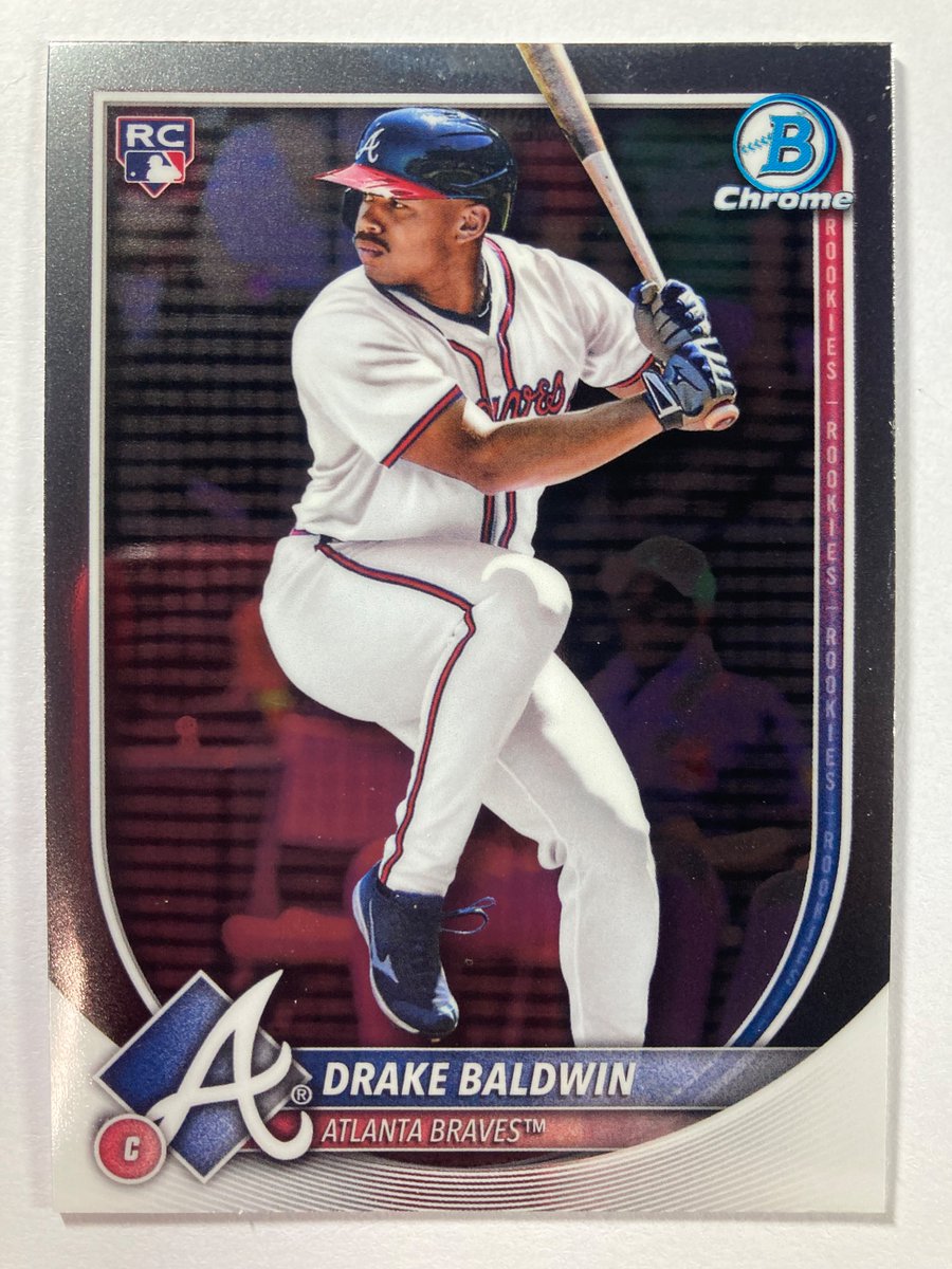 1218Sports's tweet photo. 🎁Appreciation Day Giveaway🎁

Winner Announced Friday

🔥Drake Baldwin Bowman Chrome Rookie Card #Braves 

To enter
1. Follow
2. Retweet
3. Like https://t.co/8OtAsKX2Ty