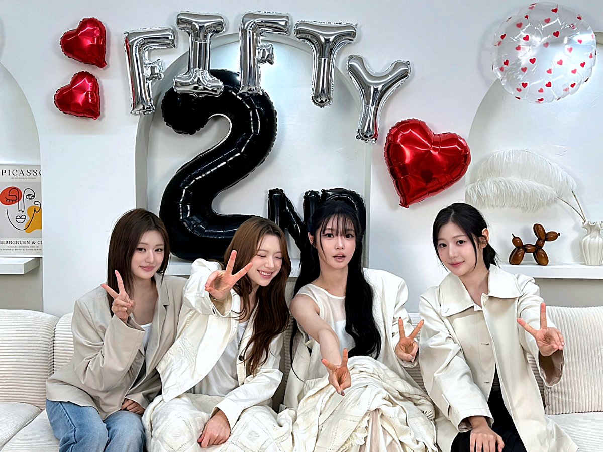 tweny5020's tweet photo. [📸] 260920 YouTube Live &amp; 2주년 콘텐츠 완료✨

🎉HAPPY FIFTY FIFTY 2ND ANNIVERSARY🎉

#4k #FIFTYFIFTY #피프티피프티 
#FIFTYFIFTY_2nd_Anniversary https://t.co/eB89njFTr0