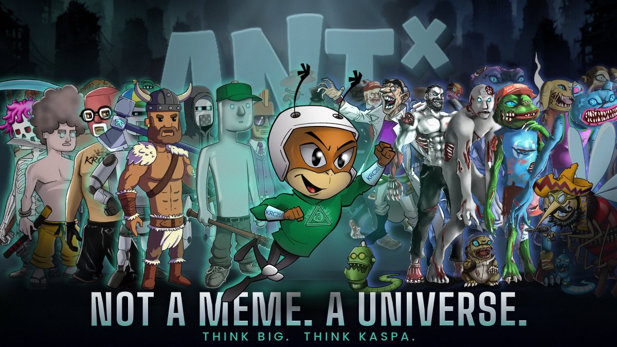 Ori_the_Ant's tweet photo. Two years drawing a war on Kaspa. Today it gets a home.

Network City — a proof-of-work alliance led by Ori the Ant against a PoS army built by a mad scientist who learned to clone a meme. 43 characters, every one hand-drawn, none generated. the story the timeline kept scrolling past, now in one place.

Are you part of the story yet? 🐜✖️

#Kaspa #ANTX #NetworkCity