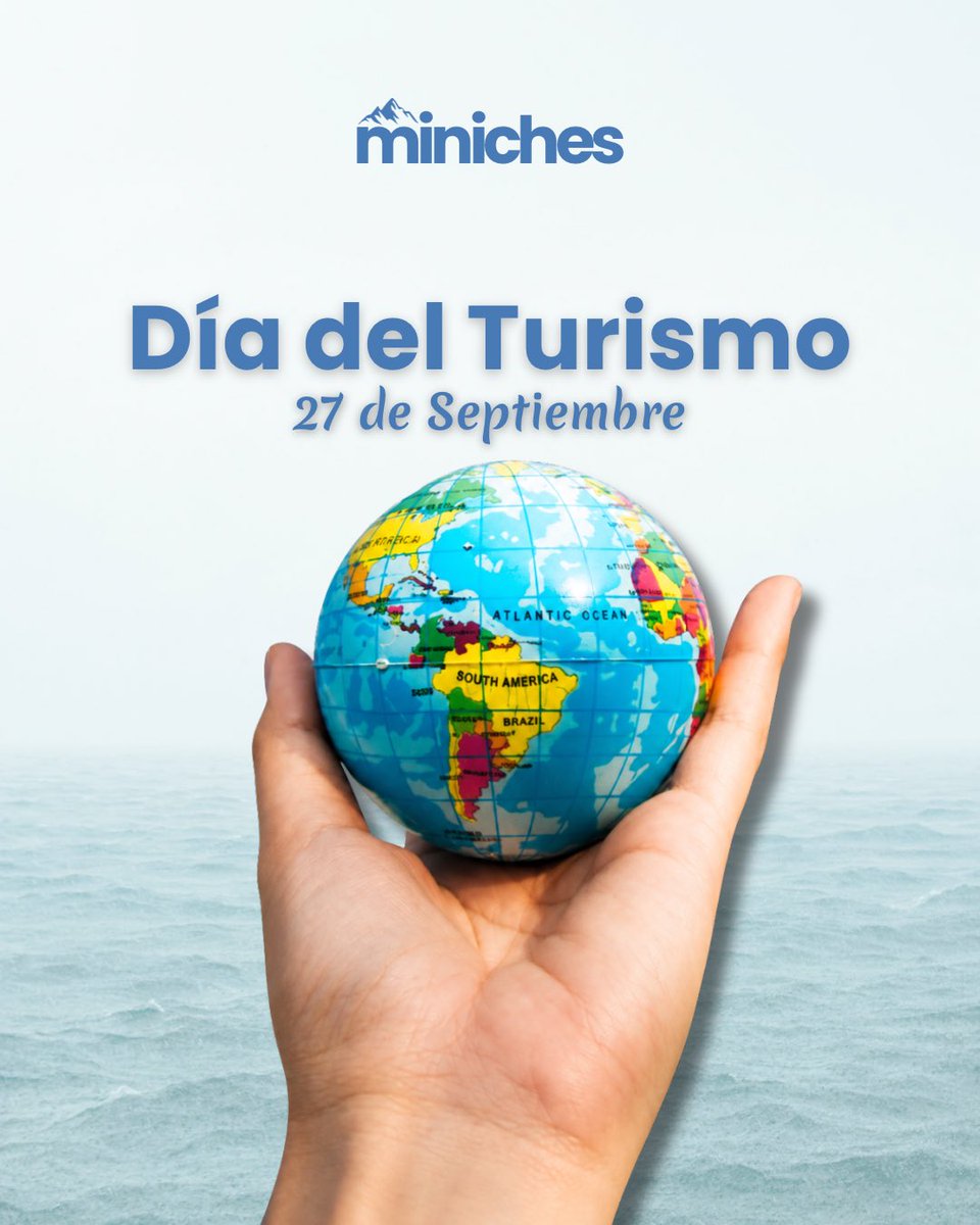 TurismoMiniches's tweet photo. 27/09 el Día Mundial del Turismo 🌍✈️ Y para nosotros, todos los días son buenos para ayudarte a armar el viaje que estás imaginando.

#DíaMundialDelTurismo #TurismoMiniches https://t.co/pbqMfLU45a