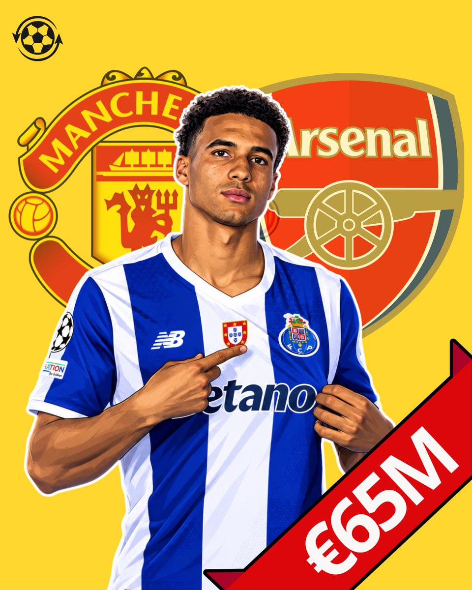 DeadlineDayLive's tweet photo. 🚨 Manchester United and Arsenal are monitoring Porto right-back Alberto Costa ahead of a potential move.

Manchester City and Paris Saint-Germain are also tracking the 22-year-old, but no formal bids have been submitted.

Costa is under contract until 2030 and has a €65M release clause at Porto.

(Source: @caughtoffside)
