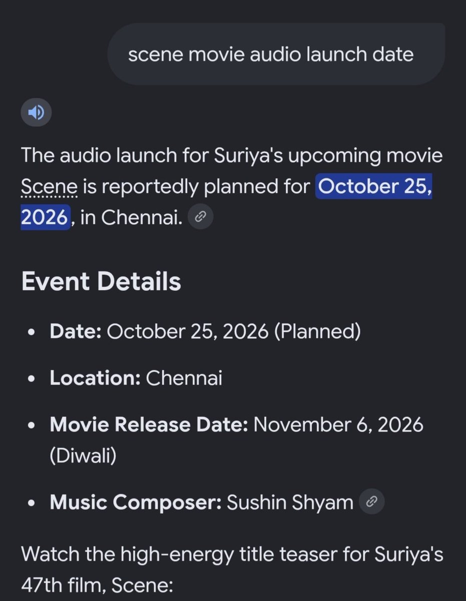 chxndru_offl's tweet photo. It's time to Hear the word ANBAANA FANS !😭♥️

#SCENE 😮‍💨🔥

Audio launch on OCT 25 at Chennai 🔥
@Susindhar_susee https://t.co/BzUtvOCmpJ