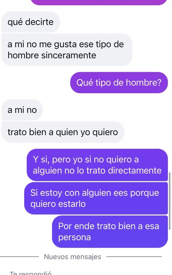porqueTTarg's tweet photo. "Qué difícil"

Por las respuestas que le dio esta chica a un pibe que "le habló demasiado bien". https://t.co/iGXOtQ1abR
