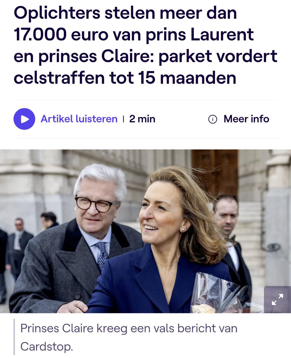 dbruckmann's tweet photo. €17.000 gestolen van een gewone Belg: dossiernummer en succes ermee.

€17.000 gestolen van een prins: parket, vervolging en nationale krantenkoppen. https://t.co/03T6M7gCTR