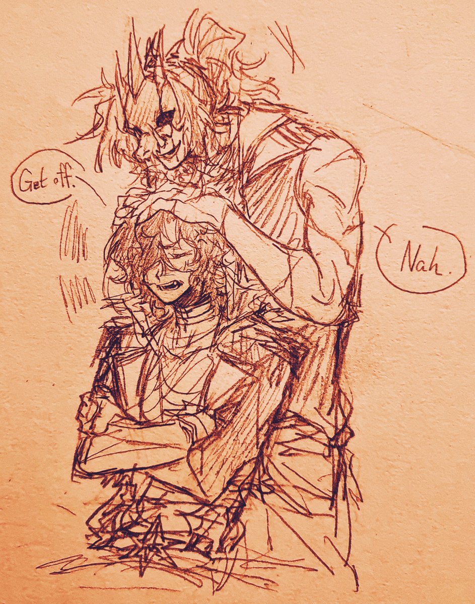 M0Ss_F1Aka's tweet photo. My understanding of their interaction is that they provoke each other (LOL
#TornadoDuo #flowtivesfanart #FerreMCfanart https://t.co/PSRPFx6SlL