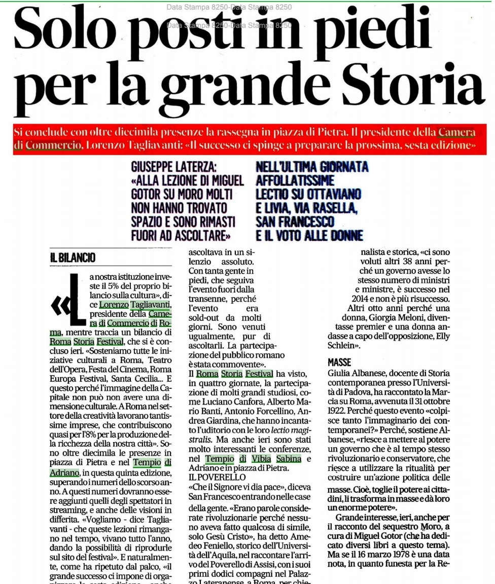 massimopiag's tweet photo. 🖋️ Oggi sul Messaggero
#romastoriafestival https://t.co/YGRFNsXhkg