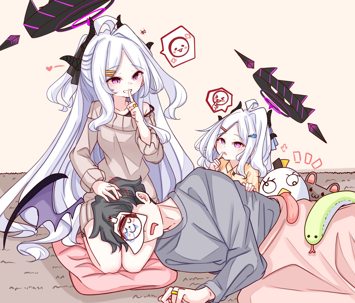 peroro27's tweet photo. #ブルアカ    #ブルーアーカイブ     空崎ヒナ hina, 
Shhhh~ it's nap time~🤫😊❤️ https://t.co/4kgT2XPlJo