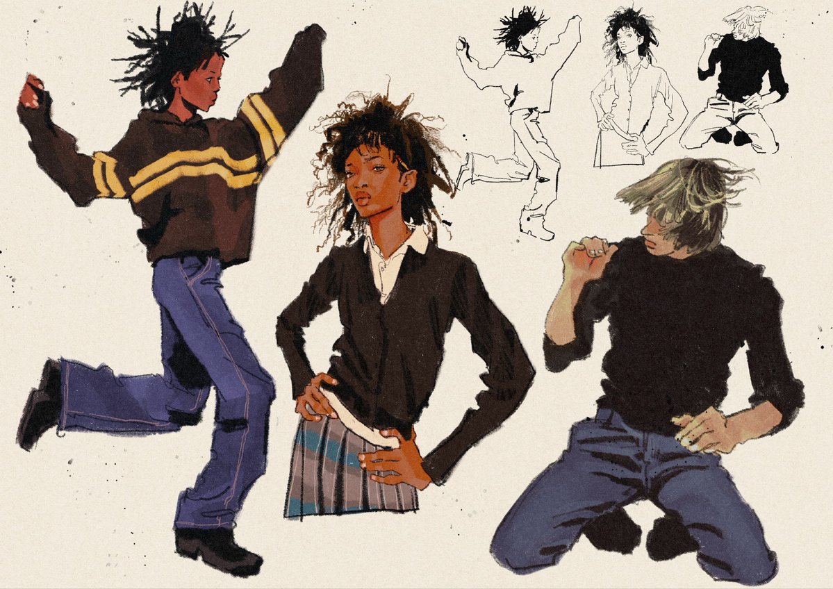Kohpale's tweet photo. Magazine drawing https://t.co/twYuqRfLOL