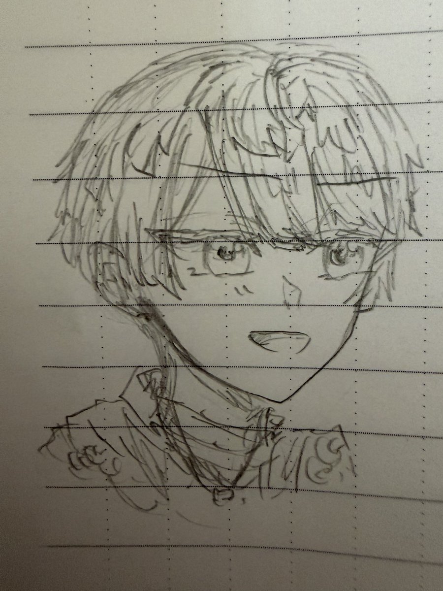 Snjriko's tweet photo. 授業中に描く絵が1番上手くいくのは何…。 https://t.co/bPAWiF6a2C
