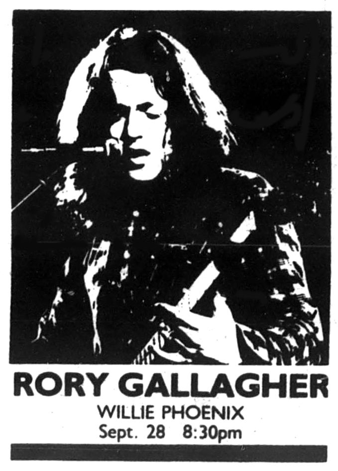 rorygallagher's tweet photo. September 28th in Rory history:
1966 Cork IRL Rory formed Taste
1972 Memphis USA Lafayette's
1973 San Antonio USA Convention Center Arena w/ Faces
1978 Köln DE Sporthalle
1979 Siegen DE Siegerlandhalle
1980 Glasgow GB Apollo Theatre
1982 Boston USA Paradise Rock Club (poster) https://t.co/WOkNGucDX7