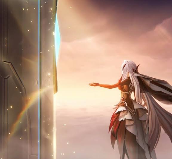 Conourss's tweet photo. maybe my interpretation was wrong but I didn't see this scene as a grand act of revenge. Ronova repeatedly talked about death being a mercy, how only the living can be tormented. She felt death and smiled. She did this under the assumption that a global "death" is mercy. https://t.co/8RHXA83WeJ