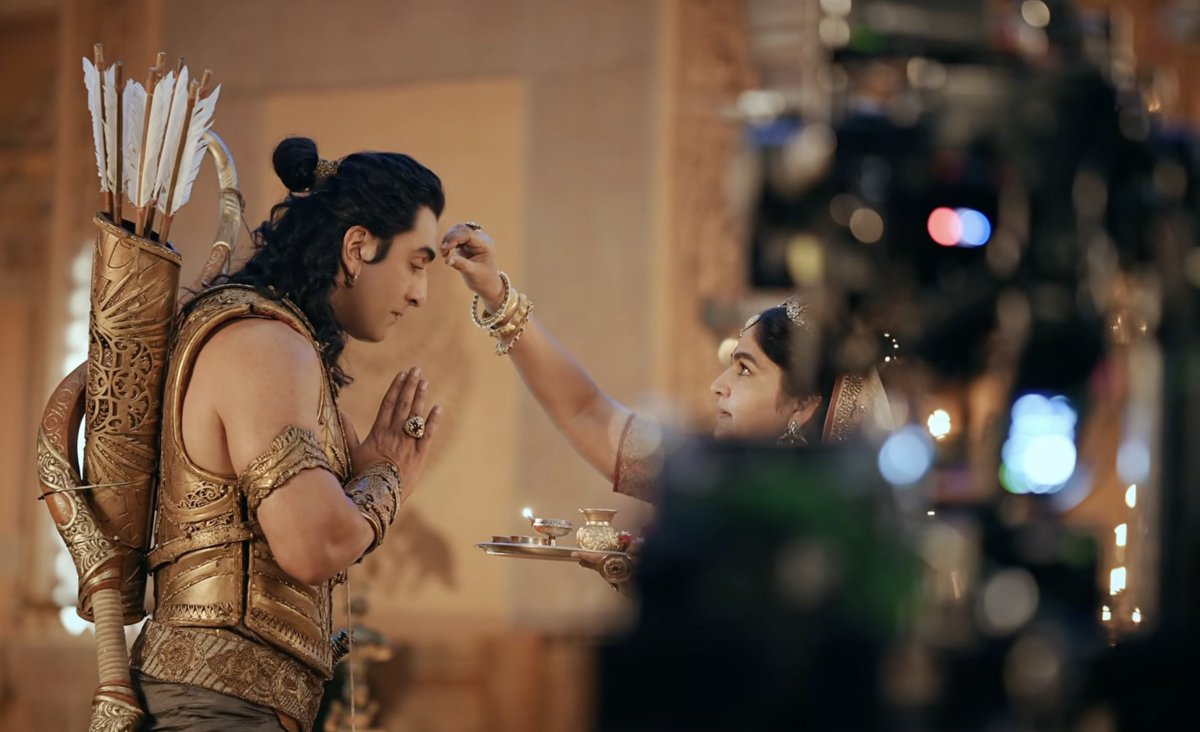 jammypants4's tweet photo. This is probably the best promotional asset #Ramayana has dropped 🔥 https://t.co/GY4R9YXMuj