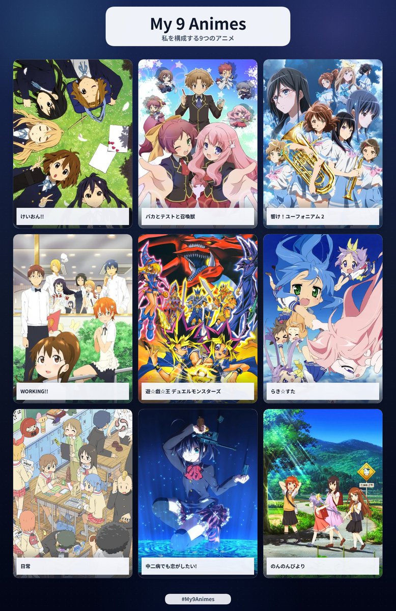 hanjyou_'s tweet photo. #私を構成する9つのアニメ https://t.co/BYaX8TkRPW