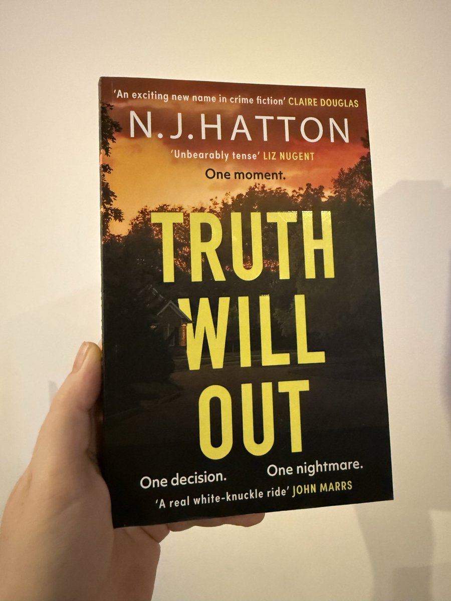 Balavage's tweet photo. Excitingly book post. This looks both good and terrifying. Truth Will Out by N. J. Hatton. #bookpost #bookish https://t.co/zMtzhlfVfh