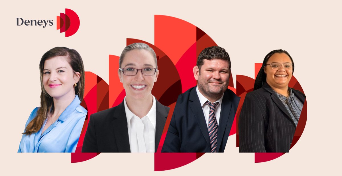 legalPSG's tweet photo. International experience, specialist expertise, and familiar faces are all part of leading African law firm #Deneys' latest investment in talent, with four lawyers joining or returning to the firm since July, led by the arrival of Nicole Britton as a Director in the Johannesburg office last month: https://t.co/gB8ELvxQc2

A financial regulatory expert, Britton focuses on insurance, banking and broader financial services regulation. Her “depth of financial services regulatory experience” will be “a genuine asset” to clients and the team, said  Donald Dinnie and Byron O'Connor, Co-Heads of Insurance at Deneys.

Britton was not the only addition to Deneys’ highly regarded Insurance team, with Suzanne Booyens also joining the firm as a Senior Associate in Cape Town. Meanwhile, former rugby player Martyn Lombard joined the firm’s Commercial Litigation team in Durban as a Senior Associate on 1 September, bringing experience across commercial disputes, insolvency, and professional sport, and Deneys’ mining team welcomed back one of its own, as Shanese Booysen rejoined the firm as an Associate in July, after more than two years as an Assistant Lecturer at the University of Johannesburg.

“Clients choose advisers they can rely on for the long term, and that is the firm we are building," said CEO Brent Botha. "Since launching in March, we have added lawyers with international experience and specialist expertise across our offices, welcomed back talent we trained, and promoted from within. Each appointment and promotion strengthens our teams, and we will continue this investment trajectory”.

#Deneys #LawFirmsNews #LegalAppointments #NewDirector #SouthAfrica #SeniorAssociates #YourAfricaLegal #Insurance #Litigation
