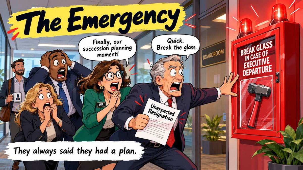 TalentOracle's tweet photo. Succession plans have a funny way of looking perfectly adequate right up until someone actually leaves.
Regular maintenance beats emergency repair.
Anyone ever opened the succession-planning cabinet and found a few cobwebs?
#SuccessionPlanning #Leadership #ExecutiveSearch https://t.co/GsFJSdEhWk