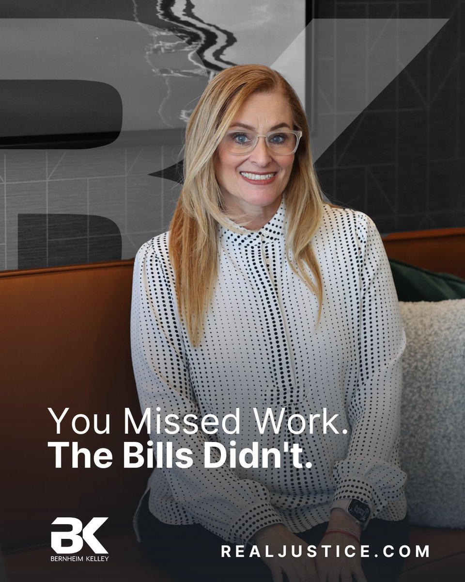 getrealjustice_'s tweet photo. A workplace injury affects more than your health; it brings lost wages, medical bills, and financial pressure. At Bernheim Kelley Injury Lawyers, we help injured workers protect their rights and pursue the workers' comp benefits they deserve. Contact us today. https://t.co/FyPc6r6eAn