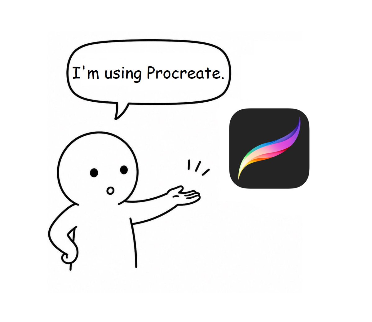chuliearts's tweet photo. The software I use &amp; my art <3 https://t.co/XuJrLF5Pbs