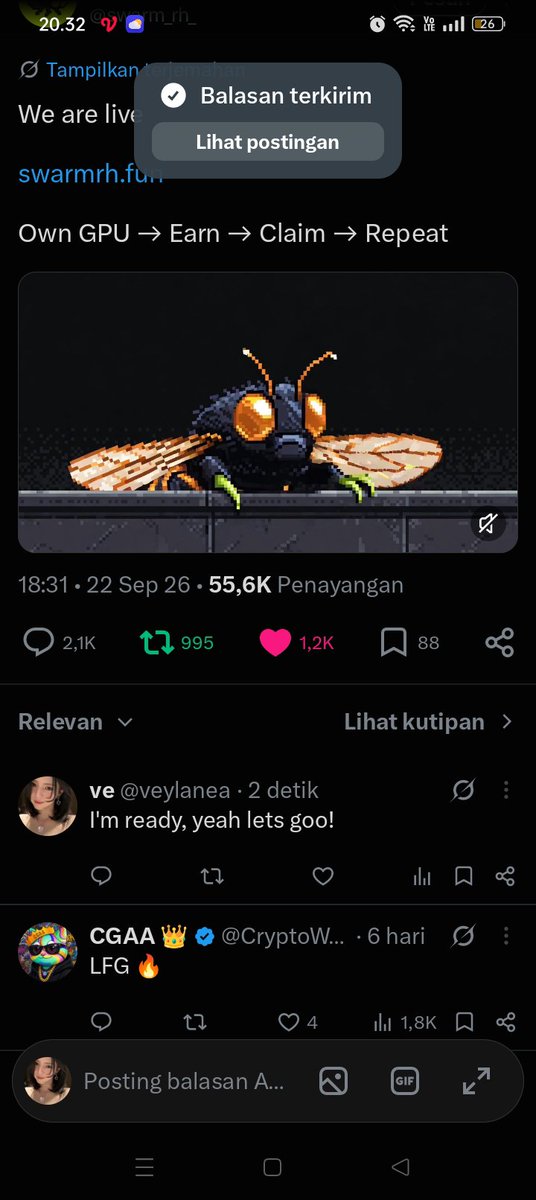 veylanea's tweet photo. @CryptoWithCGA @swarm_rh_ https://t.co/GfaKWup3Yq