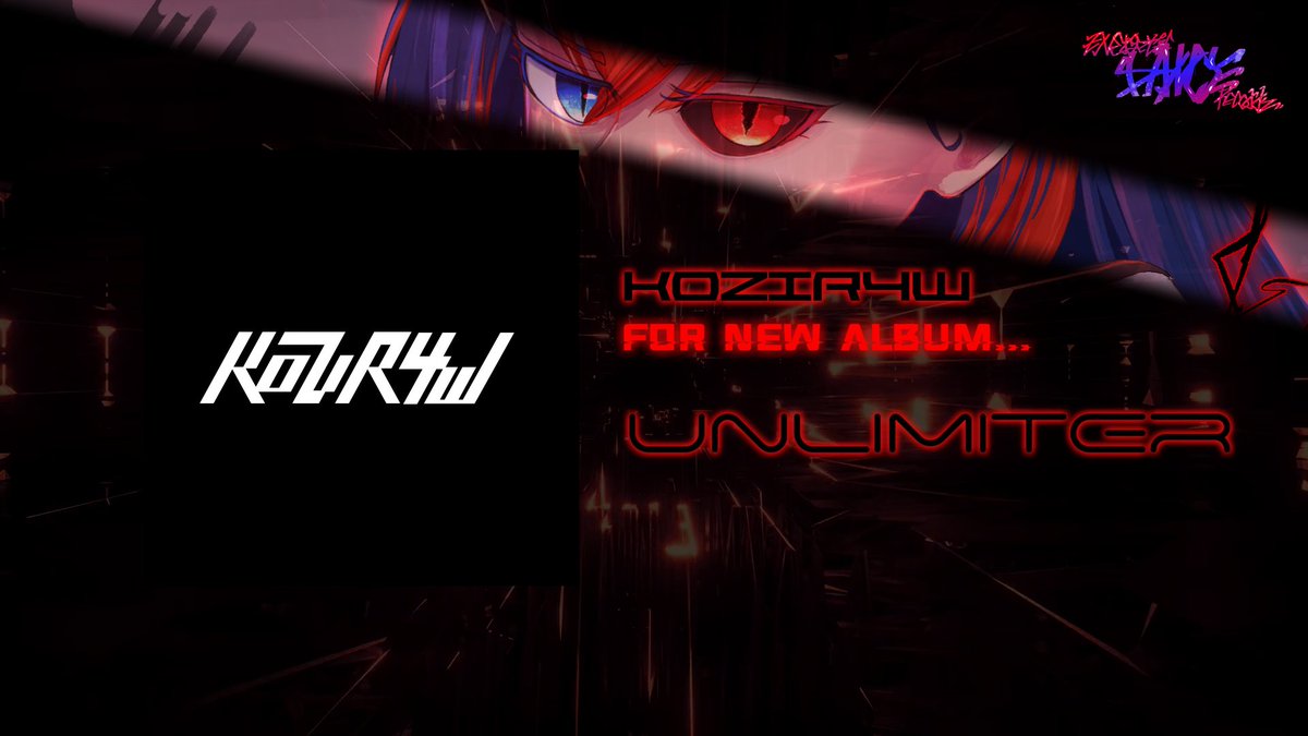 KoZiR4w_0821's tweet photo. 9/29 20:00
KoZiR4w - UNLIMITER
Coming Soon...
#Rawtrap #Rawstep #秋M3 https://t.co/afsxs3swWR