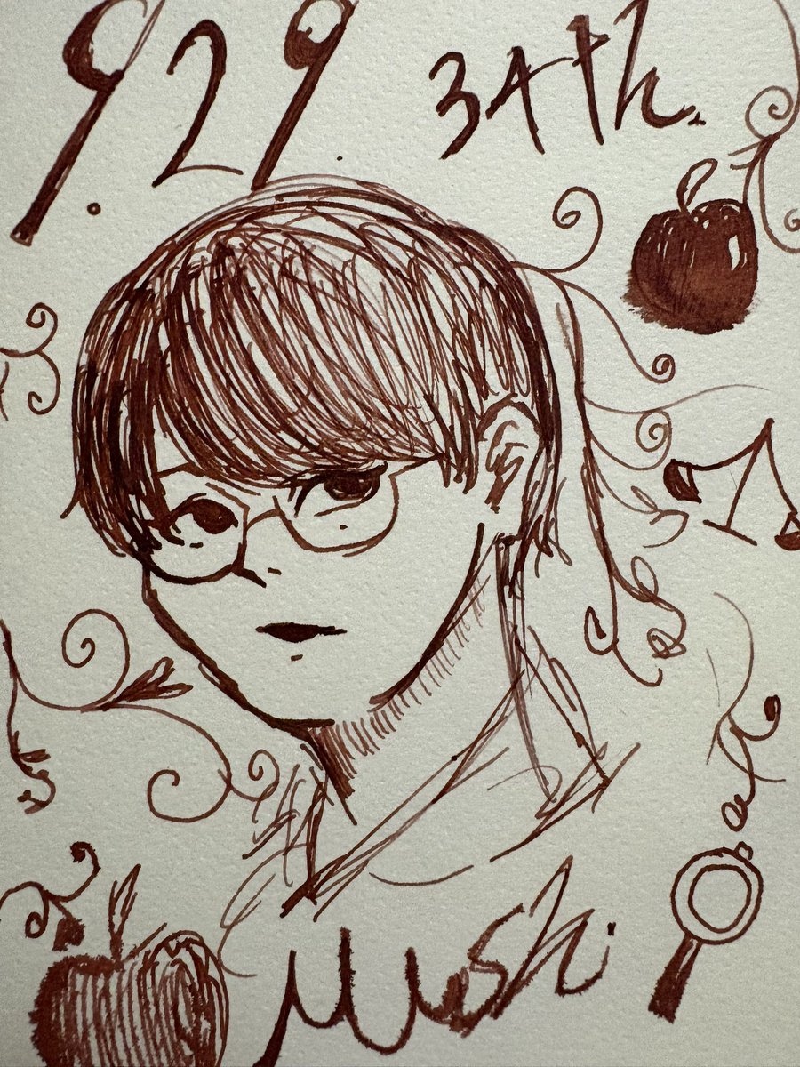 TO_fujimiya_214's tweet photo. ���さんお誕生日おめでとう〜
たまには趣向を変えて

 #虫眼鏡誕生祭2026 
 #東海オンエア描いちゃった https://t.co/7YqgqnSwf5
