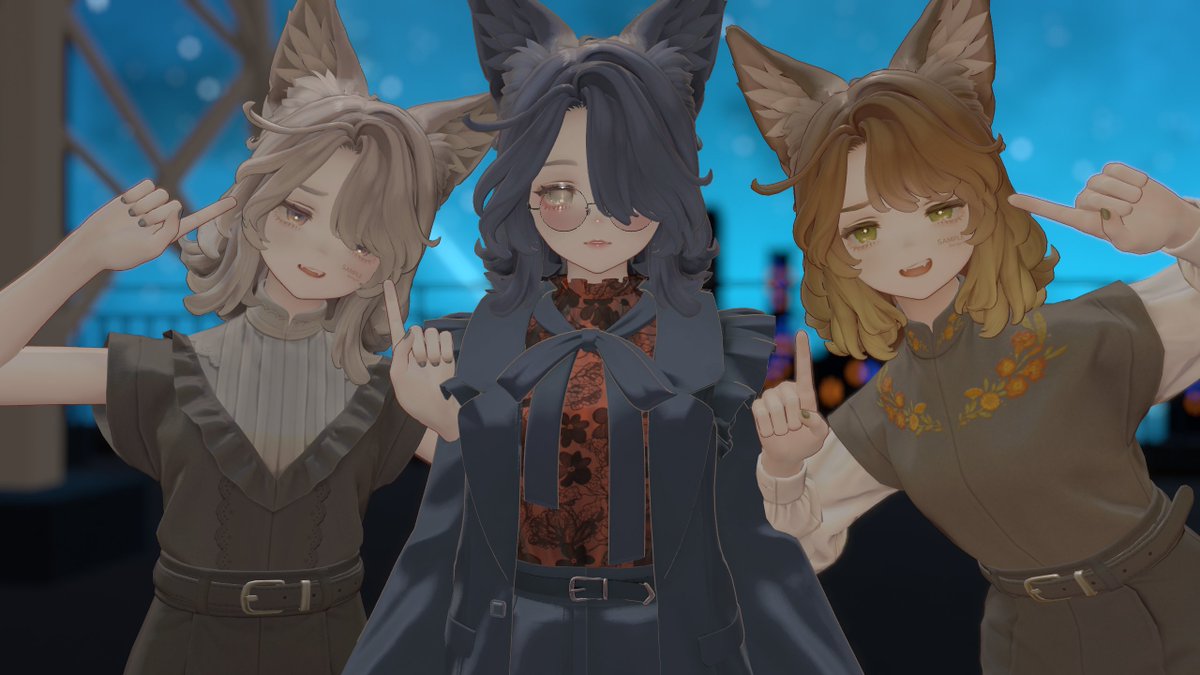 Kaina3D's tweet photo. 元気すぎマリシア達と遊んだ！！
#Marycia3D #VRChat https://t.co/ZScFEWATrM
