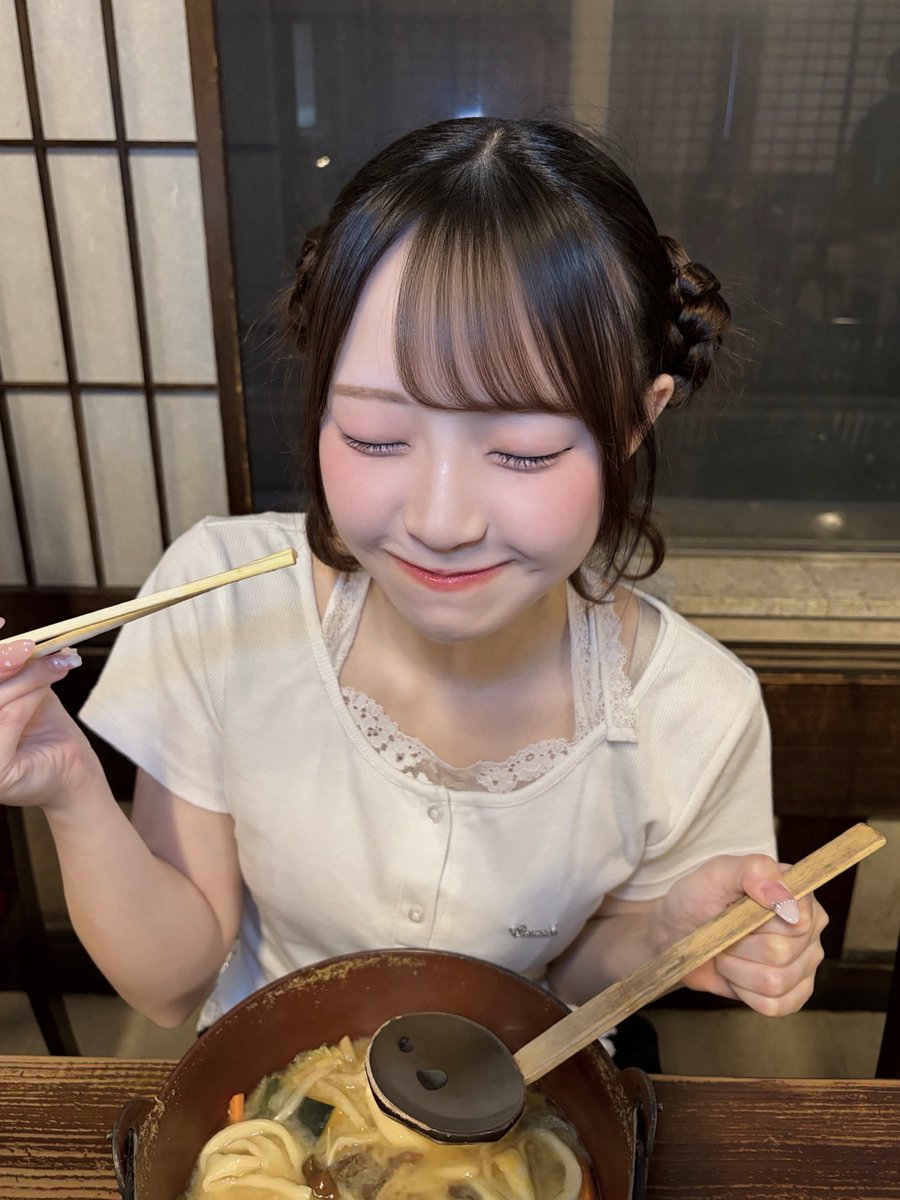 one___yui's tweet photo. ほうとうはじめて食べたよŧ ‹”ŧ ‹”☺︎ https://t.co/RR9cqhLaFK