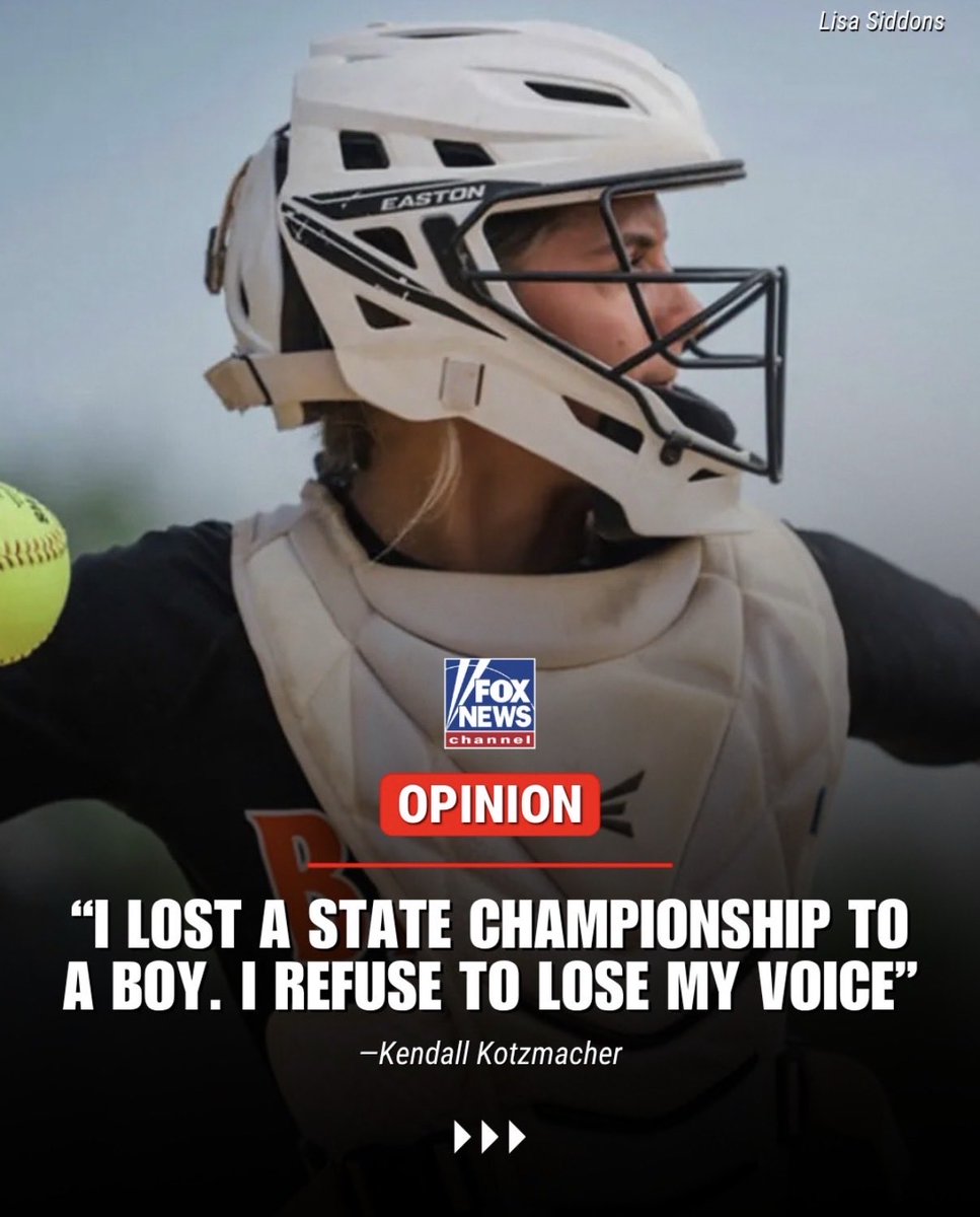 Erin4Parents's tweet photo. The (tiny, ideologically captured) opposition: “But when do boys actually play in girls’ sports?” 🙄🙄

Literally Everyone in Colorado: 
“ALL THE TIME.”

**Example**
Kendall Kotzmacher’s high school softball career ended in a state semifinal against a team with a BIOLOGICAL MALE pitcher—a team that went on to win the girls’ state championship. 

As Kendall has said, the impact doesn’t stop with one athlete or one team: every roster spot, inning, award, championship and recruiting opportunity matters.

Today, Kendall is a sophomore NCAA softball player right here in Colorado at Colorado Christian University—and she’s using her voice for the girls coming behind her.

Kendall, we are with you. WE THE ADULTS have a decision to make this November. Proposition 134 will keep girls’ sports for **biological girls only** statewide.

VOTE YES ON PROP 134 — THE PROTECT GIRLS’ SPORTS ACT. 🗳️☑️