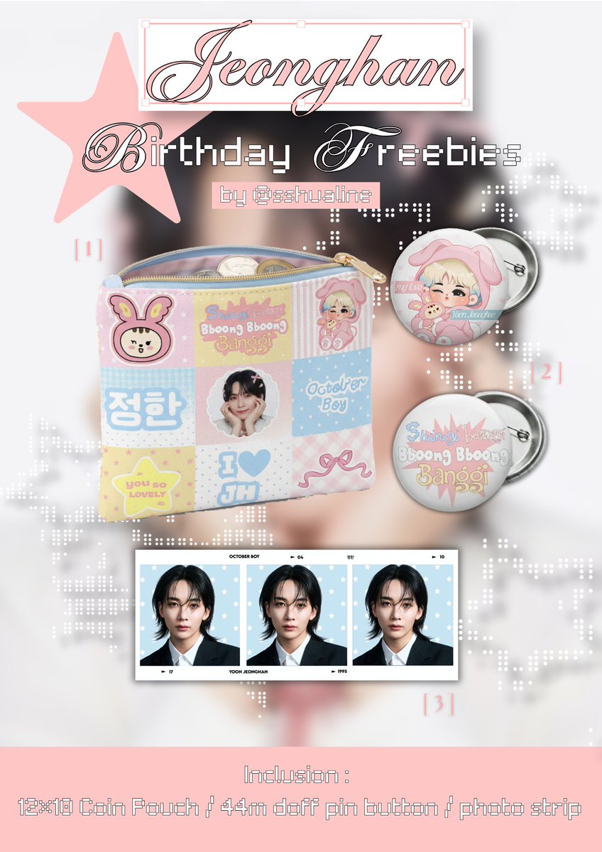 sshualine's tweet photo. ₊ ──── 𖦹 🐇 ୭˚.
𝓙eonghan 𝓑irthday 𝓕reebies
by @sshualine 

𖹭.ᐟ co at 10.10 (19.00) link will be shared at 10.10 (15.00)

𖹭.ᐟ mbf, rt &amp; like

𖹭.ᐟ carat/jjongjjongie only! (no mulfand/freebies hunter)

𖹭.ᐟ very limited qty

do the rules, i will check every acc :3 https://t.co/WaU2CQW1Yv