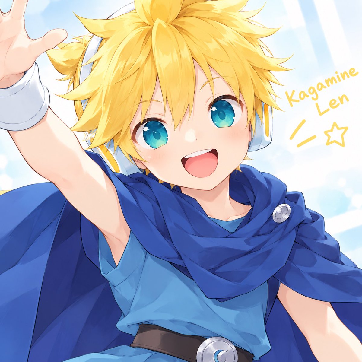 LenYoropon's tweet photo. ドラクエ5とレン君が頭の中で混ざってしまった😅
#鏡音レン
#DQ5
#DQ5祝34周年 https://t.co/00YXHwL1ou