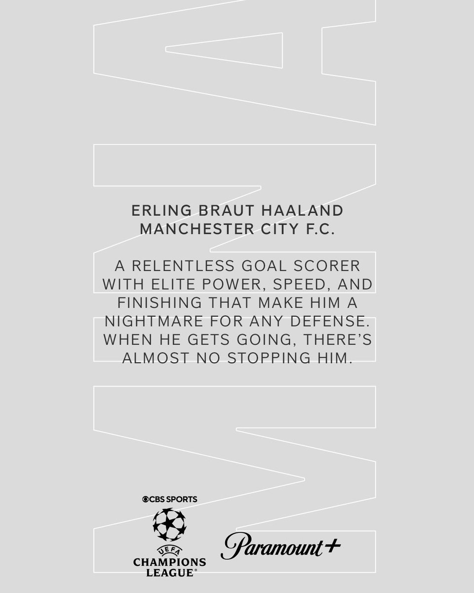 ParamountFanZon's tweet photo. Two more for country last week, what a striker! 😤 🇳🇴 #UCL is back with matchday 2 on October 13 https://t.co/ymXSOqEIDw