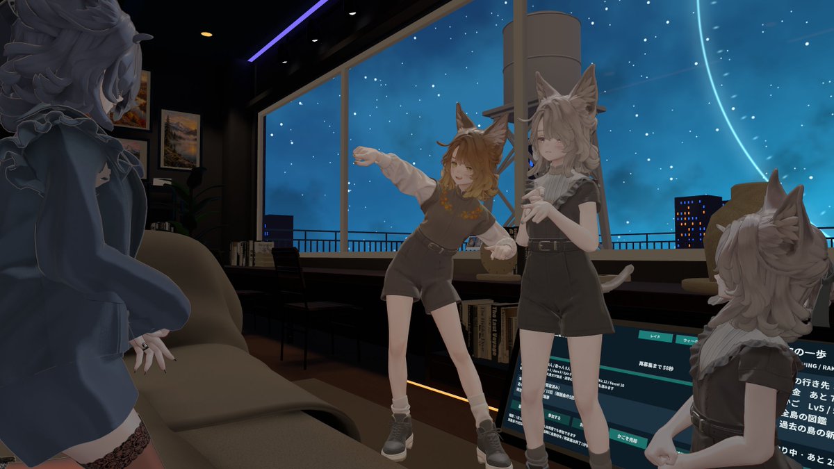 Kaina3D's tweet photo. 元気すぎマリシア達と遊んだ！！
#Marycia3D #VRChat https://t.co/ZScFEWATrM