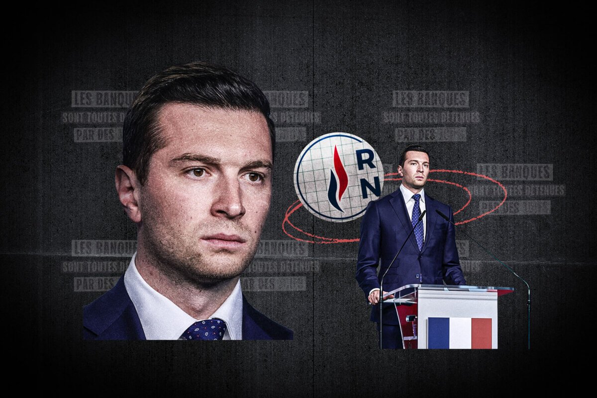 AlertesInfos's tweet photo. 🚨🇫🇷 ALERTE INFO - "Toutes les banques sont détenues par des juifs", aurait écrit Jordan Bardella, qui fait face à des ÉCRITS ANTISÉMITES qui lui sont attribués au début de sa carrière politique, entre 2013 et 2015.

Dans ces échanges privés, il développe notamment des théories sur une supposée domination juive et "sioniste" des banques, cite BHL et Jacques Attali dans un prétendu "Nouvel Ordre mondial" et affirme que plusieurs ministres privilégieraient Israël et les intérêts financiers à ceux de la France.

Le président du RN aurait également manifesté une fascination pour Alain Soral, dont il écrivait que "ses analyses sont justes car tout se vérifie dans les faits", fait la promotion de Dieudonné et relayé plusieurs THÉORIES COMPLOTISTES sur le 11-Septembre, la Réserve fédérale américaine, le commerce halal ou encore une supposée survie d’Adolf Hitler après 1945.

Il aurait aussi imaginé que Marine Le Pen puisse être victime d’un accident d’avion ou d’un attentat manipulé si elle arrivait au pouvoir, défendu le régime de Bachar al-Assad et participé à des échanges internes montrant une volonté de lisser l’image publique du FN tout en empêchant que certaines opinions de militants ne filtrent.

En 2014, lorsqu’il dirigeait la fédération FN de Seine-Saint-Denis, un militant récemment converti à l’islam aurait également été poussé vers la sortie, sa conversion étant présentée en interne comme un problème.

Jordan Bardella CONTESTE l’ensemble de ces révélations, dénonce des "faux grossiers" et assure n’avoir jamais tenu de tels propos racistes ou antisémites.

(Mediapart)