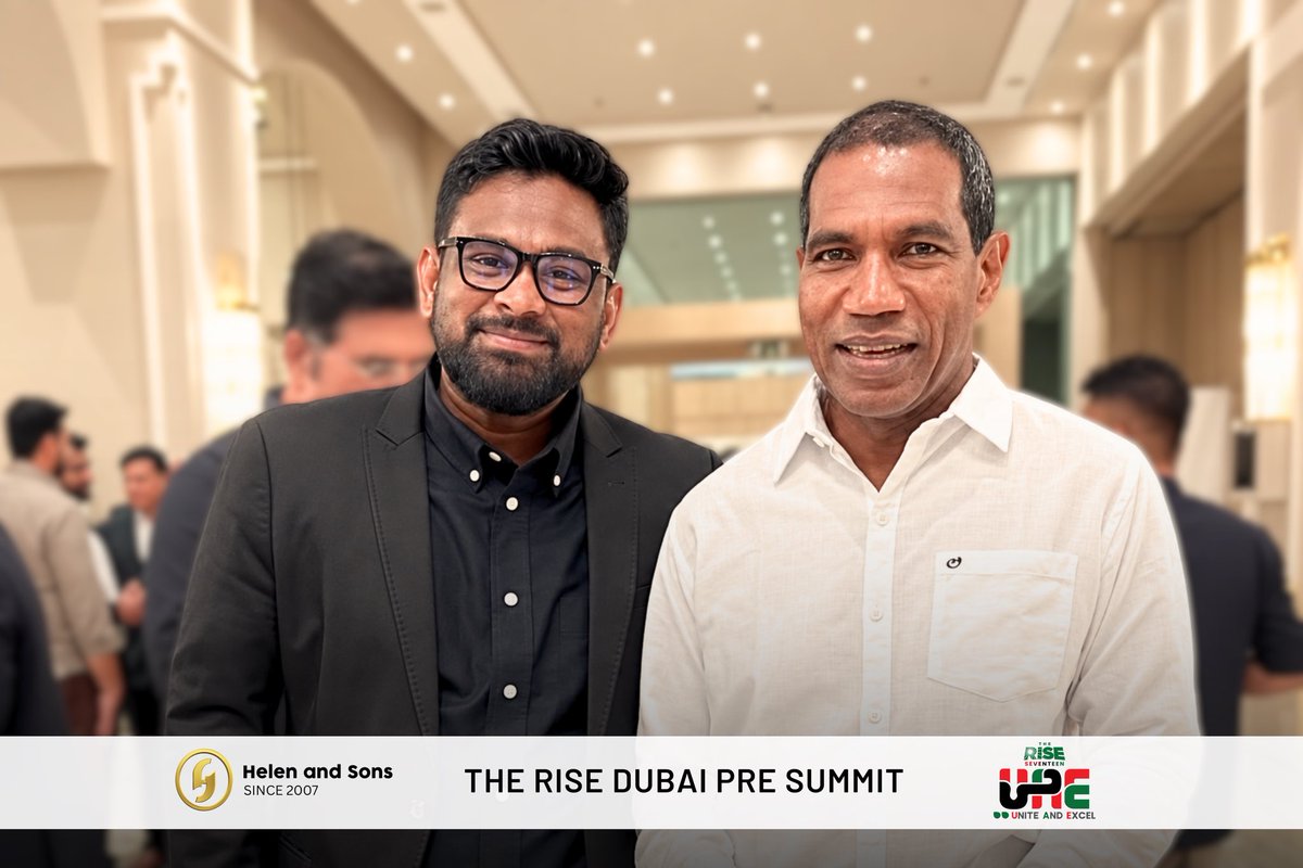HelenandSons's tweet photo. Proud to be part of The Rise Dubai Pre Summit ✨ — connecting with visionary entrepreneurs, inspiring business leaders, and industry professionals shaping the future of business in the UAE 🇦🇪🌍

Excited to connect, collaborate, and create more possibilities together in Dubai 🌟🏙️ https://t.co/Ah3J6CcOOe