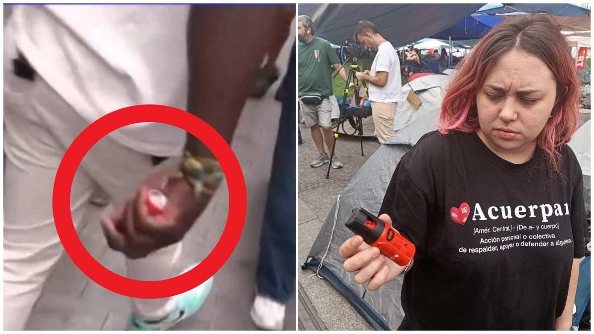 GermanGorraiz's tweet photo. ¿Multa para el rastafacha?
Ndongo habría exhibido un spray pimienta en la Puerta del Sol en medio de la acampada lo que se considera una infracción grave por porte de armas de manera negligente o intimidatoria. La denuncia podría acarrear una multa de hasta 30.000 euros. https://t.co/I81imfPkE2