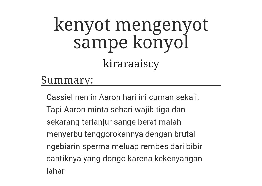 kiraaaaaick's tweet photo. perthsanta au🔞

🖇️ https://t.co/OCUQYNdpRK
📚1,7k words
⚠️nsfw, read tags https://t.co/V3VNHVrJcX