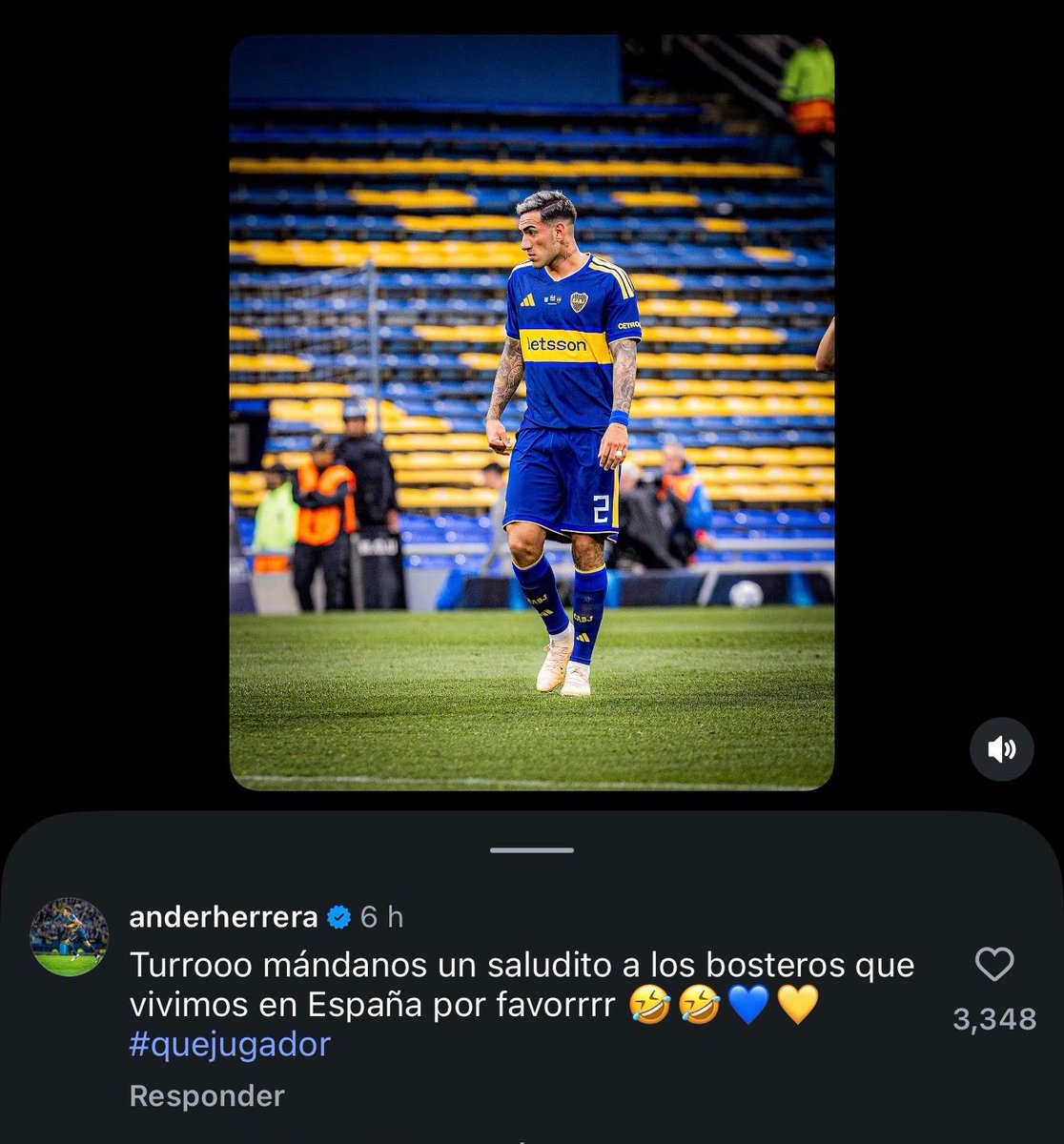PadreBostero's tweet photo. El comentario de Ander Herrera en el post de Di Lollo 😅 https://t.co/tafhcpWy3Q