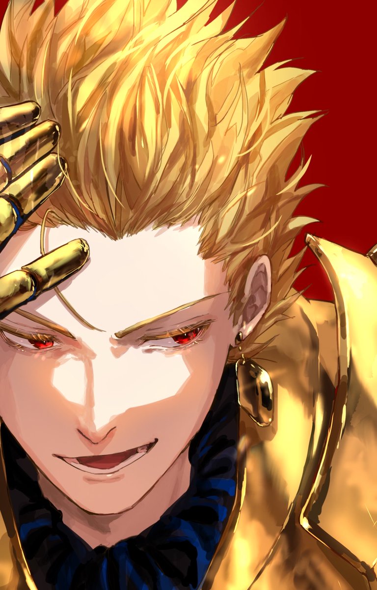 To_yam_a's tweet photo. これは二ヶ月前に描かれ表に出されずフォルダに放置されていたギルガメッシュ https://t.co/rQwFI7DcZm