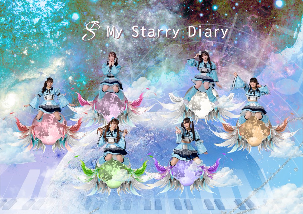 MyStarryDiary's tweet photo. ✦⋆｡♪ ✧⋆｡♫ ✦⋆｡♩ ✧⋆｡♫ ✦⋆｡♪ ✧⋆｡♫ ✦

               🎹 My Starry Diary︎🌟
                   新 全体アー写公開

✦⋆｡✦ ✧⋆｡♫ ✦⋆｡♩ ✧⋆｡♫ ✦⋆｡♪ ✧⋆｡♫ ✦

💜夢野なの（@mysta_nano）
💚新愛ニア（@nia_hiraeth ）
🧡芦谷凜（@mysta_rin ）
❤️満乃愛琉（@mysta_mero）
🤍兎月うたう（@mysta_utau ）
🩷星咲あいる（@mysta_airu）

︎︎⟡┈┈┈┈┈┈┈┈┈┈︎︎⟡

⏳ 10/15(木) New Chapter at 中野坂上S.U.B ... 🎼

#マイスターリーダイアリー
#マイスタ