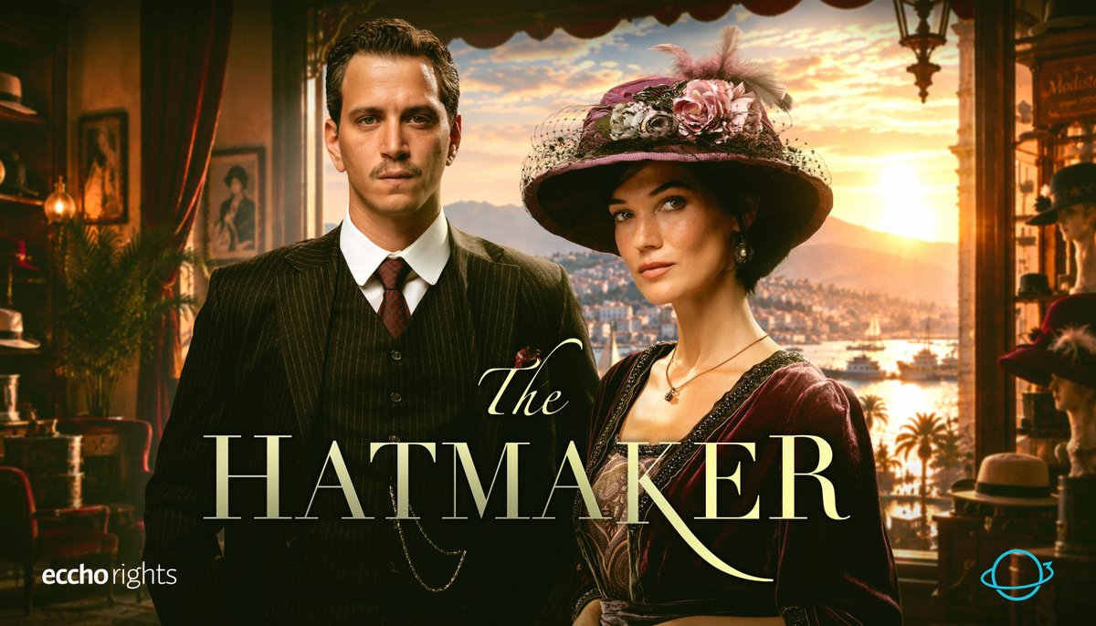 dizilah's tweet photo. Ahead of MIPCOM 2026, Eccho Rights has announced its acquisition of O3 Medya’s "The Hatmaker" (Şapkacı Kadınlar). 
 
A sweeping period drama starring Pınar Deniz and Selahattin Paşalı, "The Hatmaker" is the story of Ayşe, a war veteran seeking a path to independence, while the husband who abandoned her threatens everything she is building.