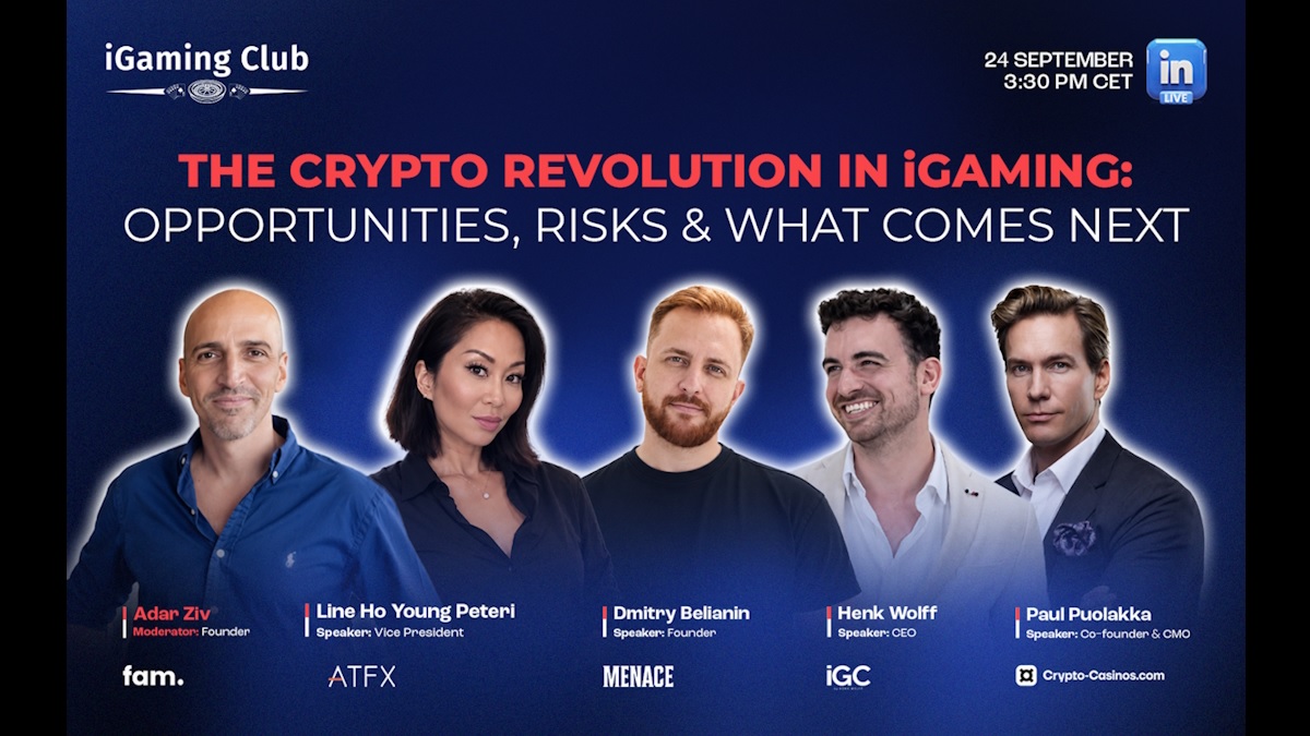 Jammasrl's tweet photo. La rivoluzione delle criptovalute nell’iGaming: il bilancio del terzo webinar di iGaming Club https://t.co/HslNkE3AJm #Criptovalute #iGaming #Webinar #AffPapa #Giocatori https://t.co/7uKbIcPWc4