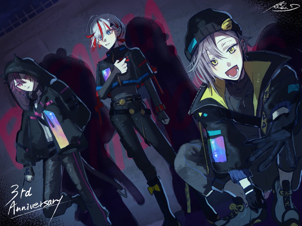 mea398201's tweet photo. 遅れたけど3周年おめでとーーーー！！！！！！！🥳
(衣装は捏造です)
#Fragari_Art
#フラメモ3周年 https://t.co/yV8IqXk80n