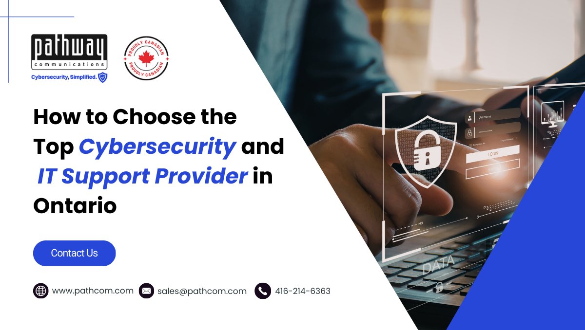 Pathcom's tweet photo. Choosing a cybersecurity and IT support provider in Ontario? Look beyond service lists: check compliance expertise, local response, integrated services, certifications and client results.

Click here to know! https://t.co/LiZ88Jhm1c
#Cybersecurity #ManagedIT #OntarioBusiness https://t.co/nqQxq2hPvw