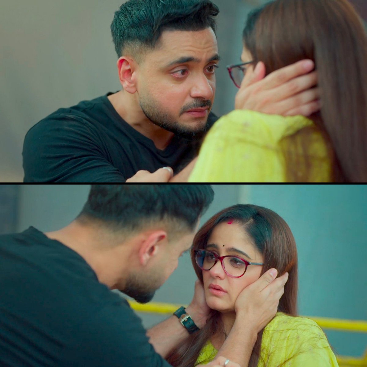 xyz1234578__'s tweet photo. AdSha were phenomenal today!!! 🥹❤️🫶

The vulnerability and fear of losing their daughter felt so real. Mannat as a mother living a complete nightmare, and though Vik was equally scared, he stood strong for his wife...🥺❤️‍🩹 https://t.co/6GC8KnNwve