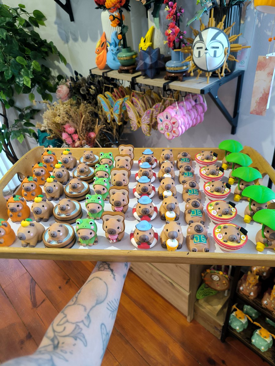 ArtLymia's tweet photo. J'ai terminé tout les petits Capy 🥺🌱 https://t.co/HrlIIBtio0