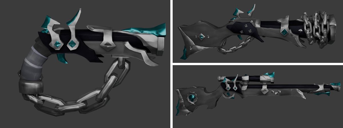 llwicket's tweet photo. @S0nicbob here is my Cosmetic whishlist :
1. Bonecrusher Tattoo/ Dual Bonecrusher (Skeleton hands on both hands 
2. Skullface Makeup
3. Mysterious Stranger: Flintlock, Eye of Reach, Blunderbuss

Could I get these for my Birthday in December #seaofthieves #sot #sotshot https://t.co/I155dhvfef
