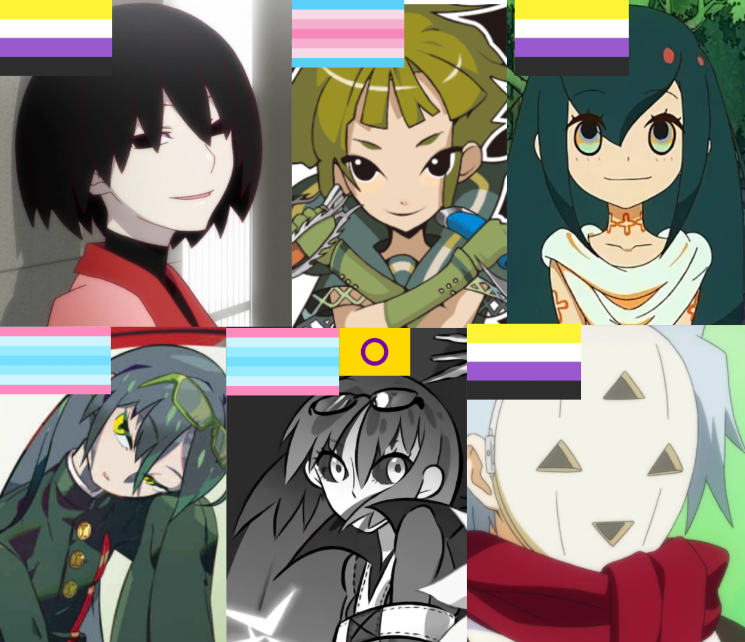 surrogatelovers's tweet photo. On the topic of crossdressers, NISIOISIN also has a ton of Nonbinary and transgender characters. I wish people didn't discredit how popular queer themes were in his works. https://t.co/0YdE9scp7I