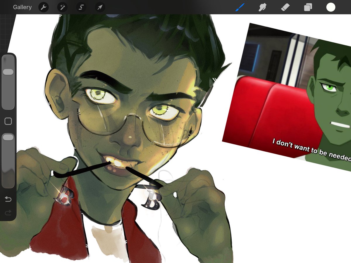 El015a's tweet photo. Garfield Logan #youngjustice #beastboy https://t.co/xFOpkVZAdJ